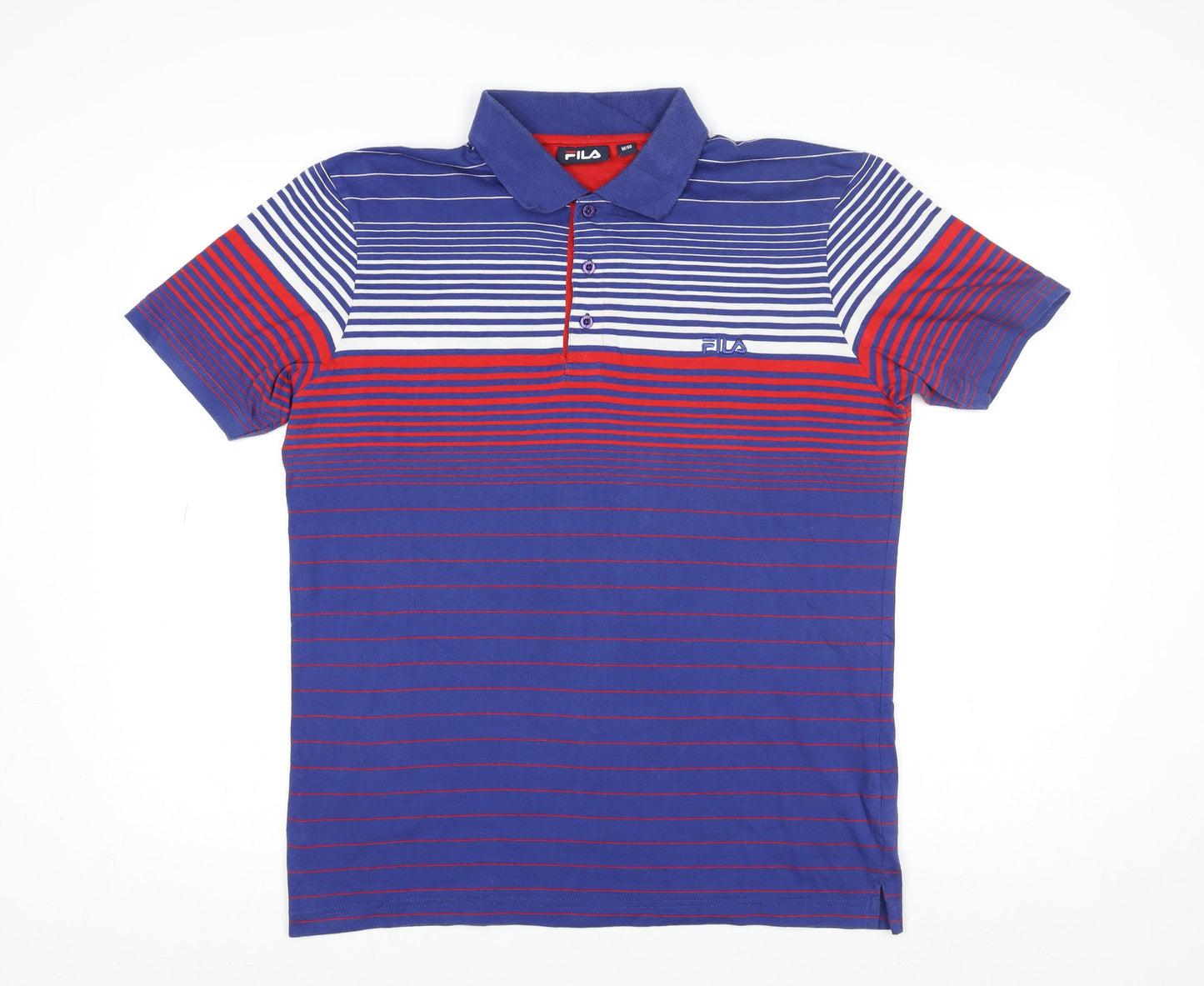 Mens UK Size M FILA Blue  Cotton Blend T-Shirt