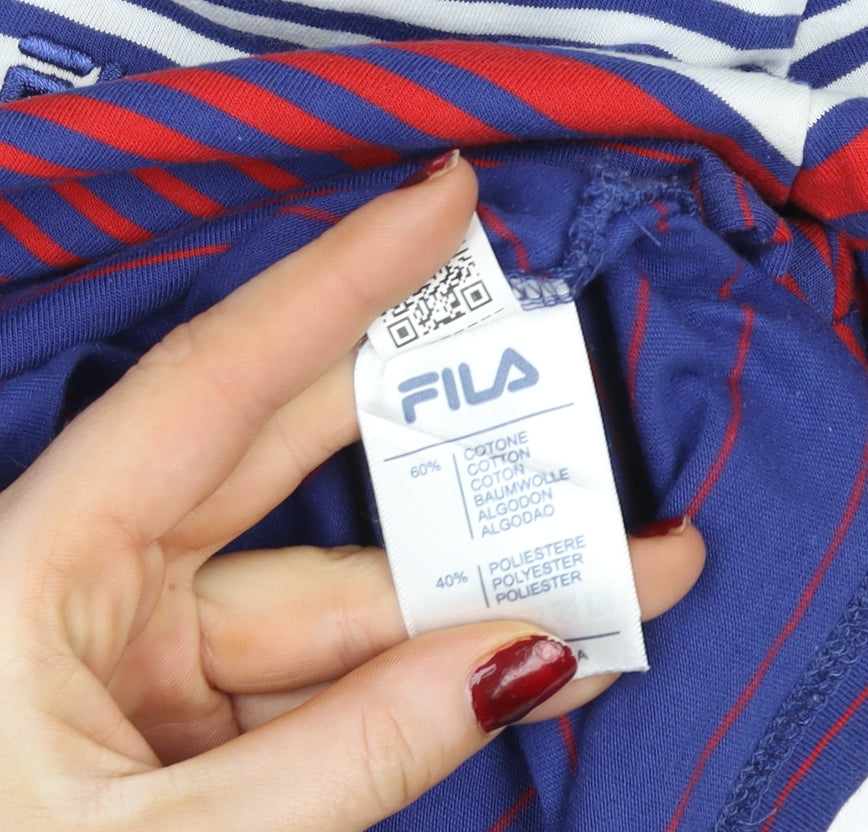 Mens UK Size M FILA Blue  Cotton Blend T-Shirt