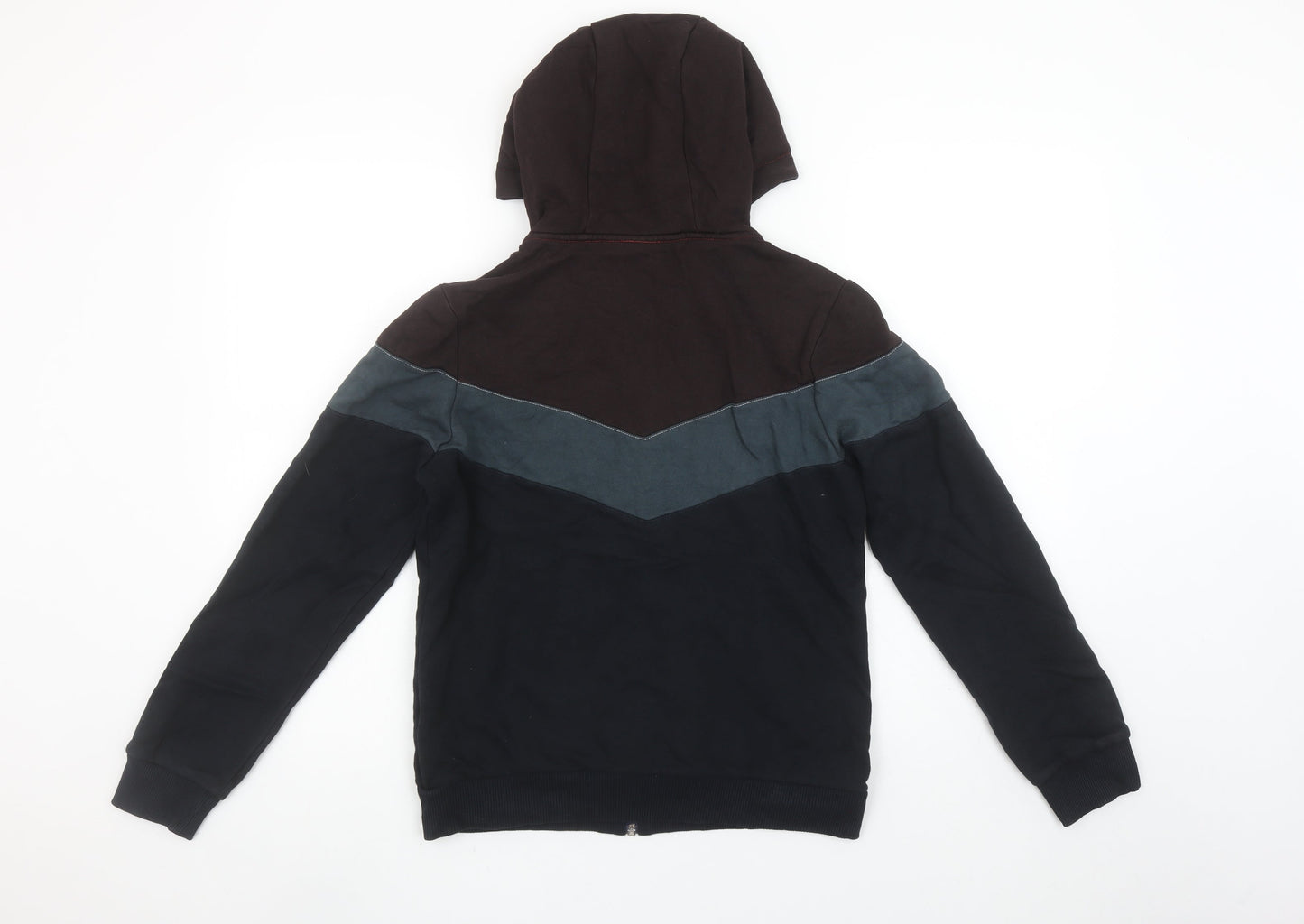 Le Coq Sportif Boys Multicoloured Full Zip Hoodie L Cotton Fleece