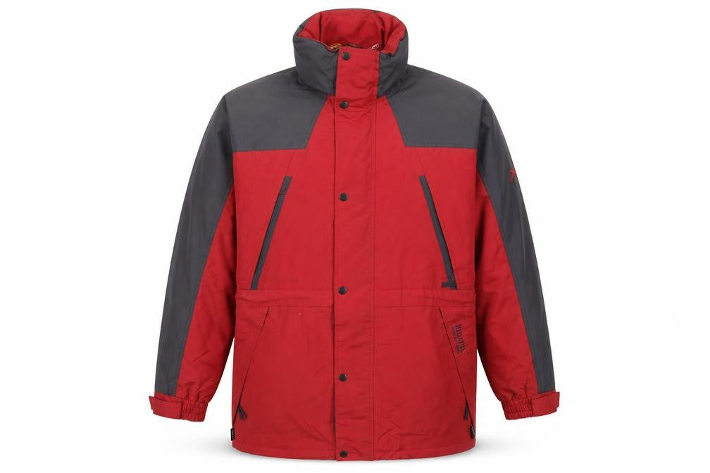 Regatta Men's Red Grey Waterproof Parka Jacket M 40in Outdoor Hiking