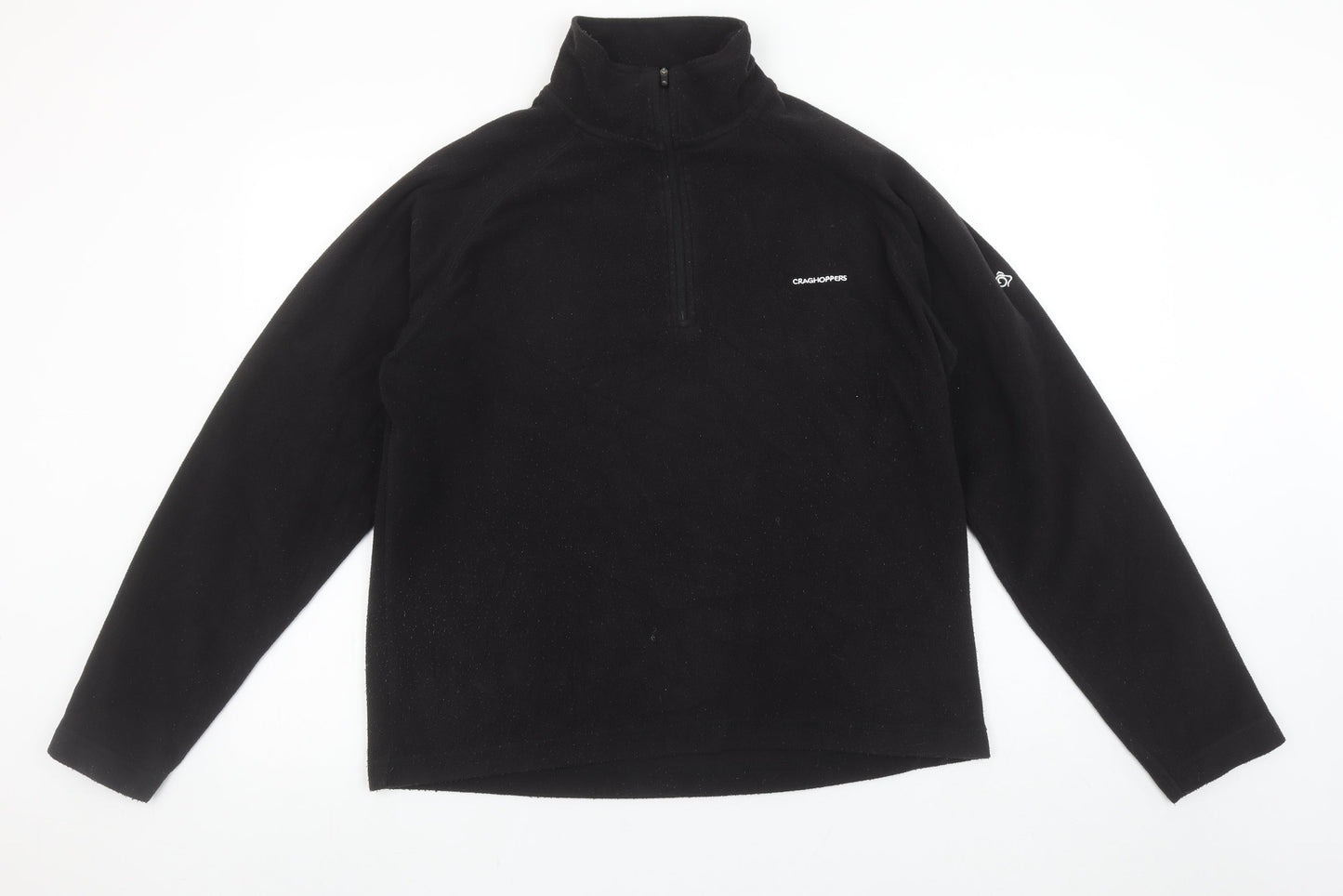 Mens UK S Regular Craghoppers Black Pullover Sweatshirt