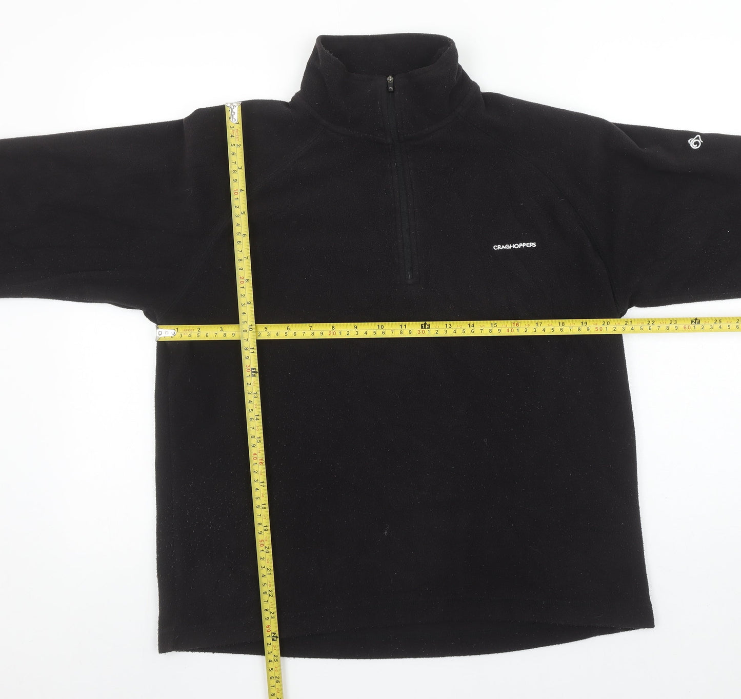 Mens UK S Regular Craghoppers Black Pullover Sweatshirt