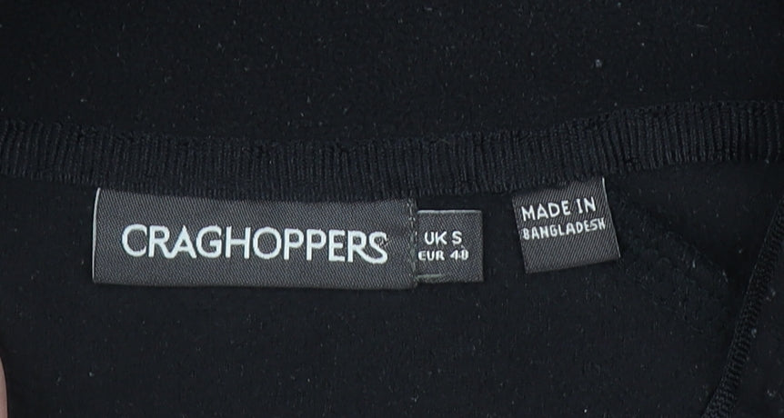 Mens UK S Regular Craghoppers Black Pullover Sweatshirt