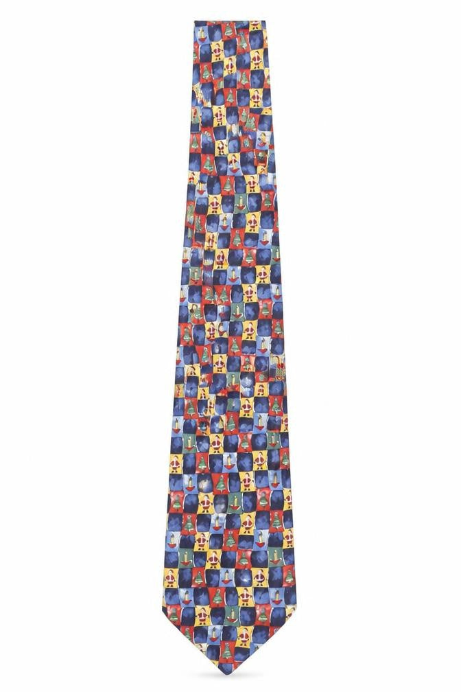 Marks and Spencer Men's Multicoloured Silk Christmas Tie