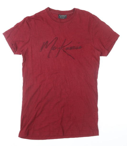 McKenzie Men's Red Crew Neck Short Sleeve T-Shirt Size XL
