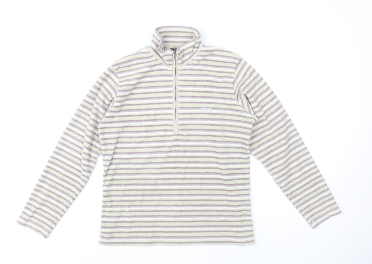 Womens UK 10 Regular Craghoppers Beige Pullover Sweatshirt