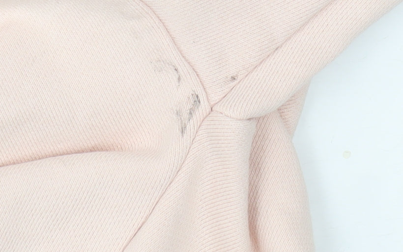 Lyle & Scott Women's Beige Cotton Logo Pullover Sweatshirt Size M