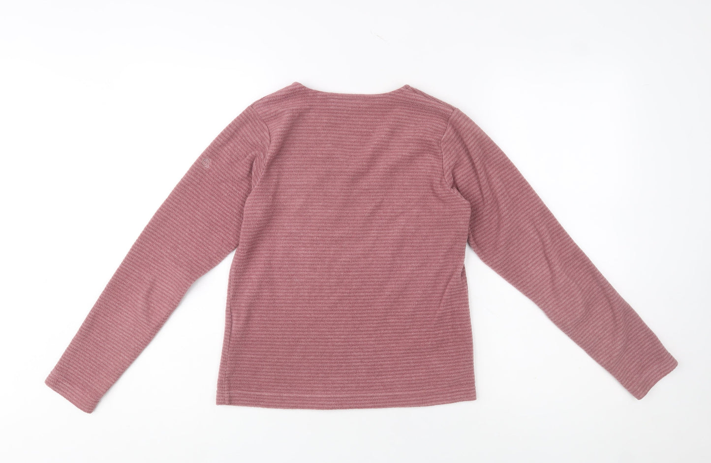 Womens UK 8 Regular Craghoppers Pink Pullover Sweatshirt