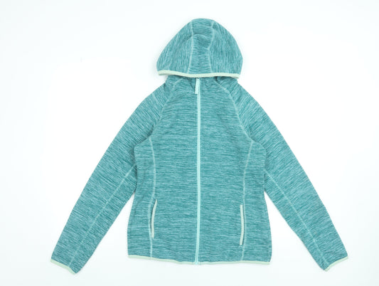 Womens UK Size 8 Regular Mountain Warehouse Blue Polyester Jacket