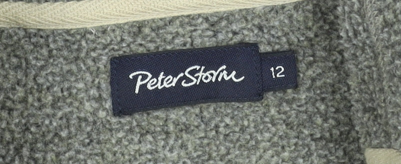 Womens UK Size 12 Regular Peter Storm Grey Polyester Jacket