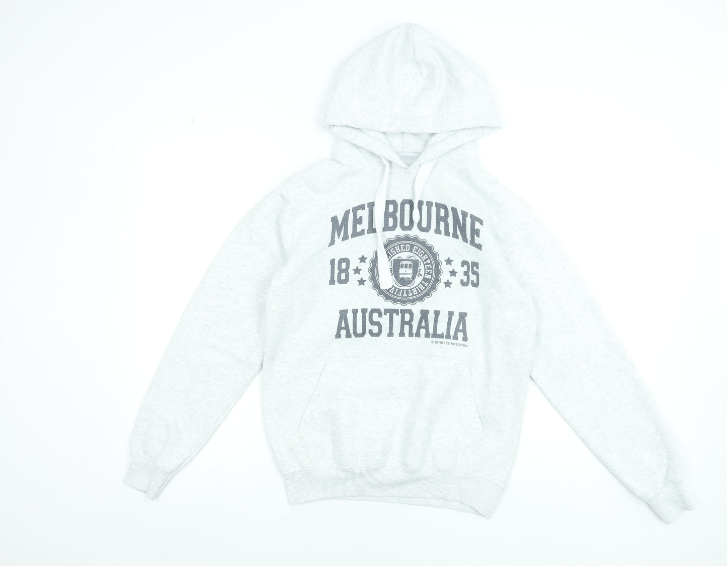 Irish Connexxion Women’s Grey Melbourne Hoodie Size S Pullover