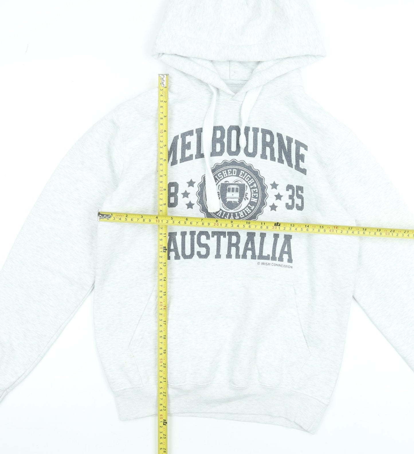 Irish Connexxion Women’s Grey Melbourne Hoodie Size S Pullover