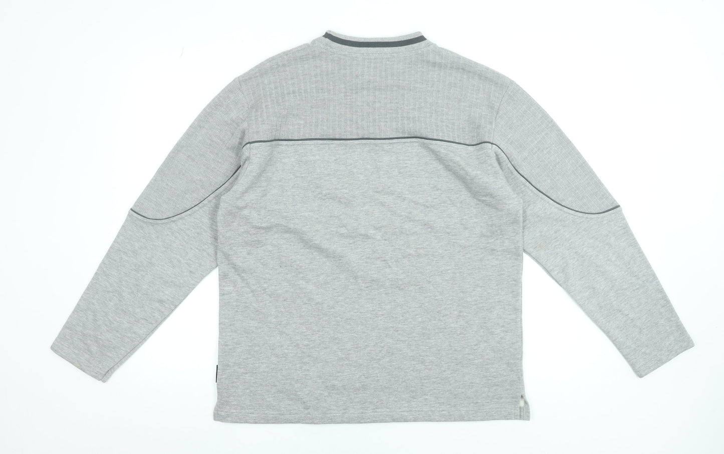BE ICE BE Paris Mens Grey Medium Pullover Sweatshirt Long Sleeve