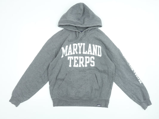 Gear For Sports Men's Grey Maryland Terps Pullover Hoodie M Regular Fit