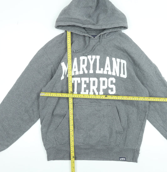 Gear For Sports Men's Grey Maryland Terps Pullover Hoodie M Regular Fit