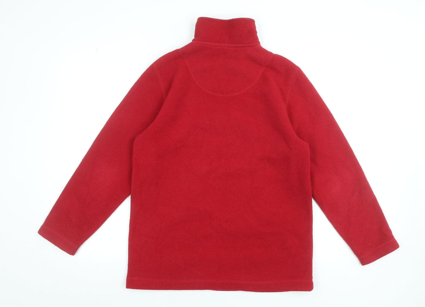 NX Sport Men's Red Fleece 1/4 Zip Pullover Sweatshirt Size S