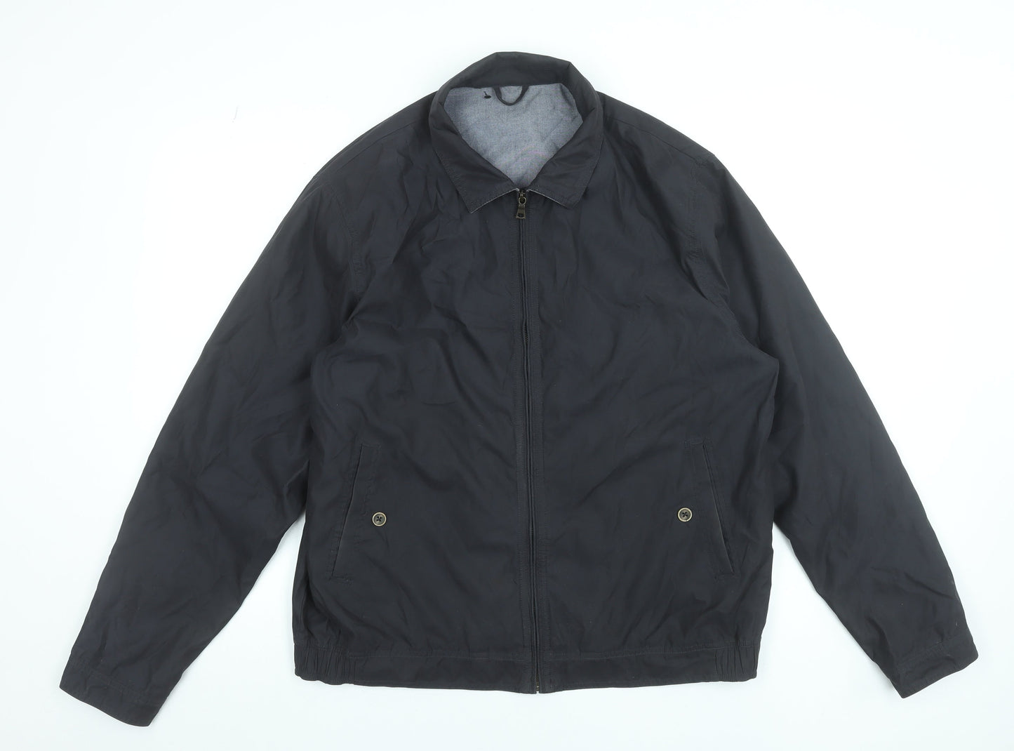 Marks and Spencer Men’s Navy Full Zip Lightweight Jacket L