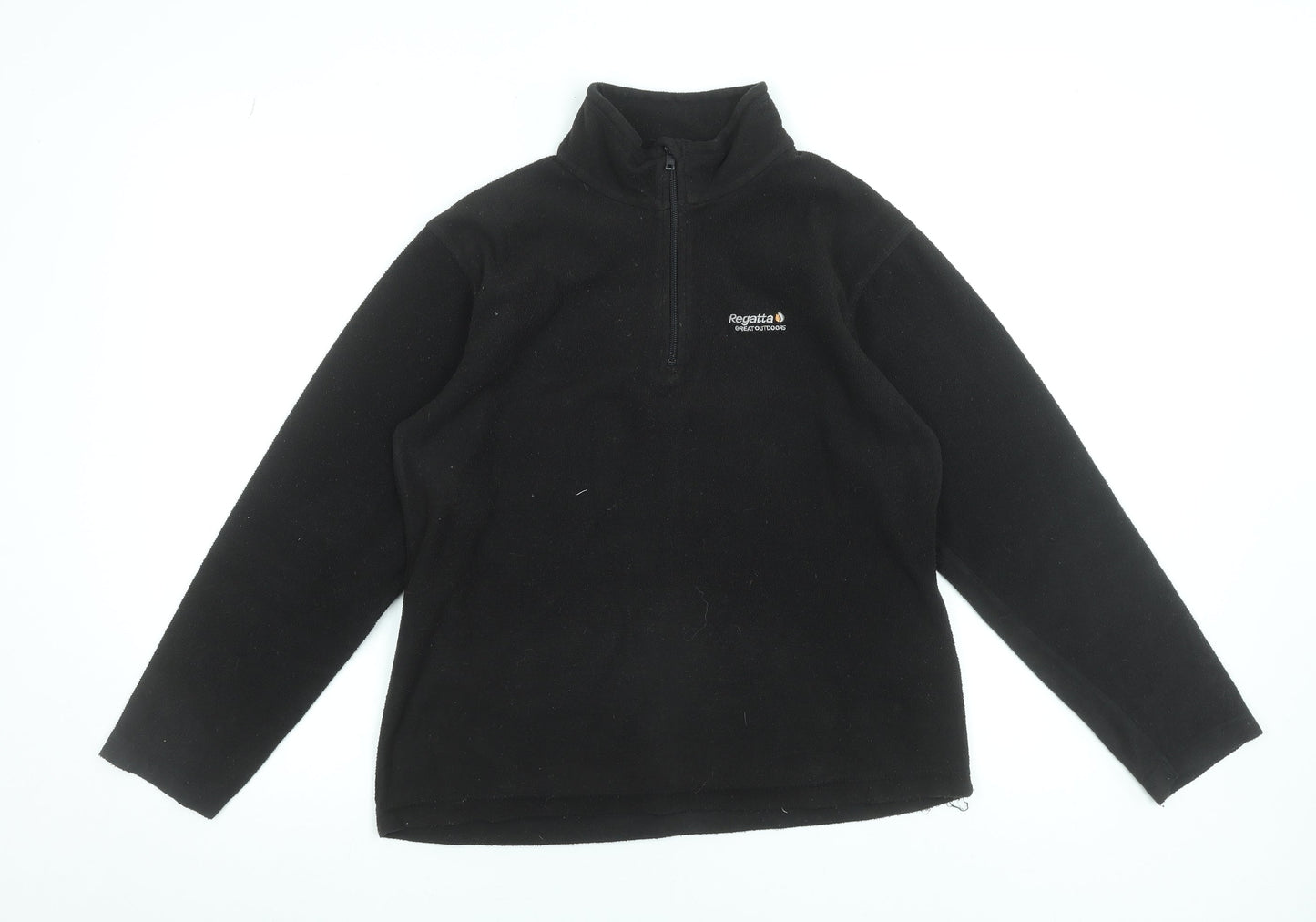 Womens UK 12 Regular Regatta Black Pullover Sweatshirt