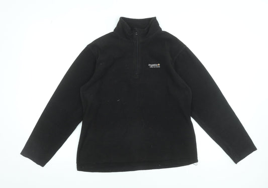 Womens UK 12 Regular Regatta Black Pullover Sweatshirt