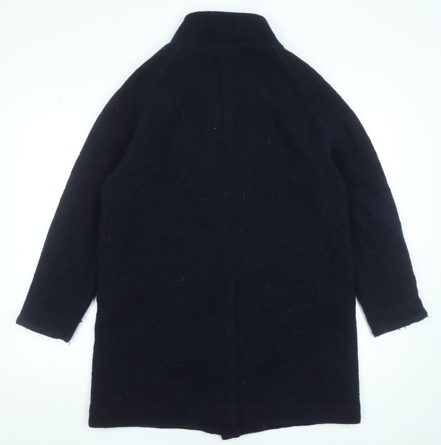 Womens UK Size 14 Regular Rohan Black Wool Coat