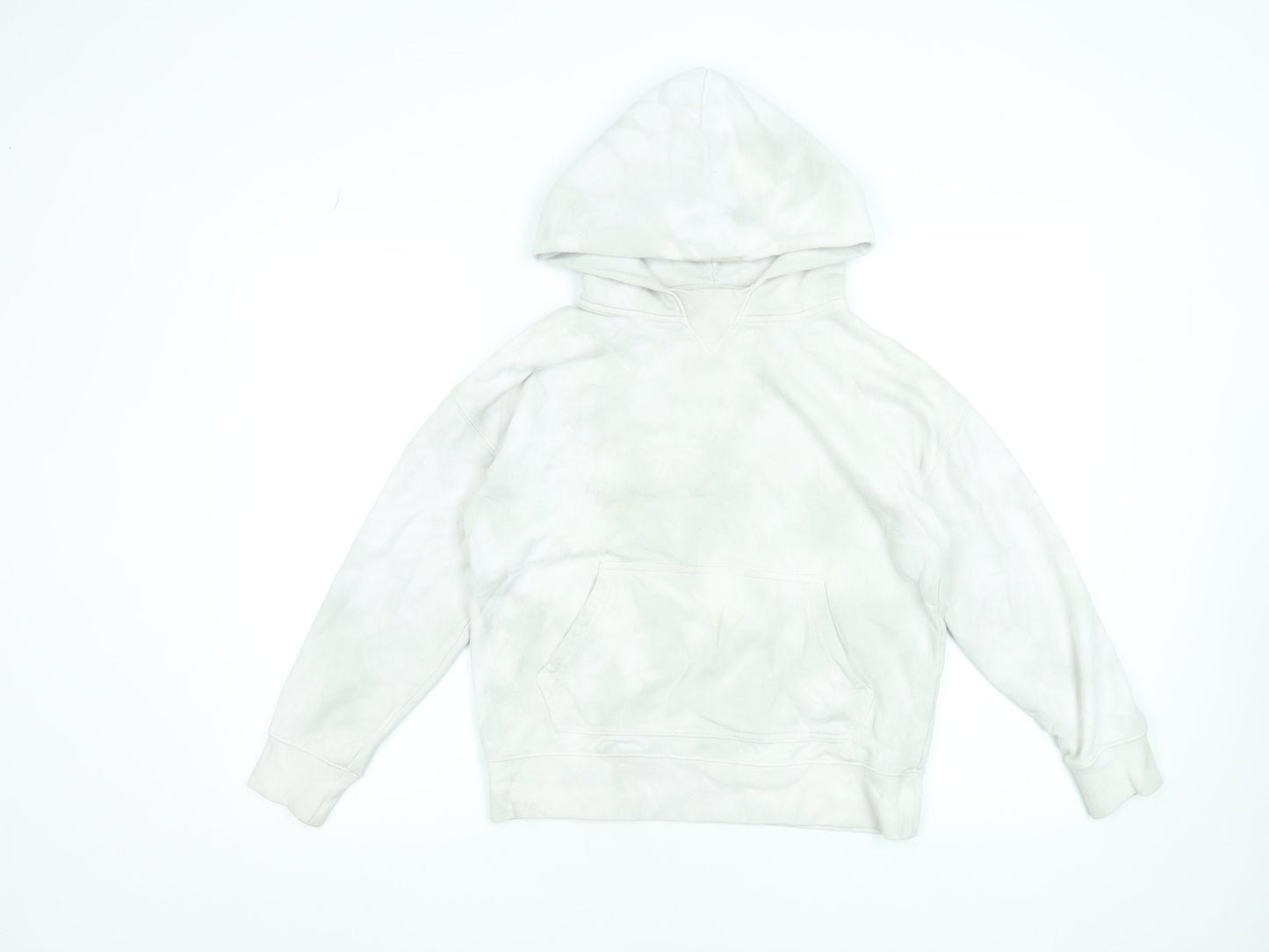 GAP Teen Boys Beige Pullover Hoodie Size 8-9 Years Cotton Blend