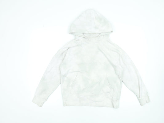 GAP Teen Boys Beige Pullover Hoodie Size 8-9 Years Cotton Blend