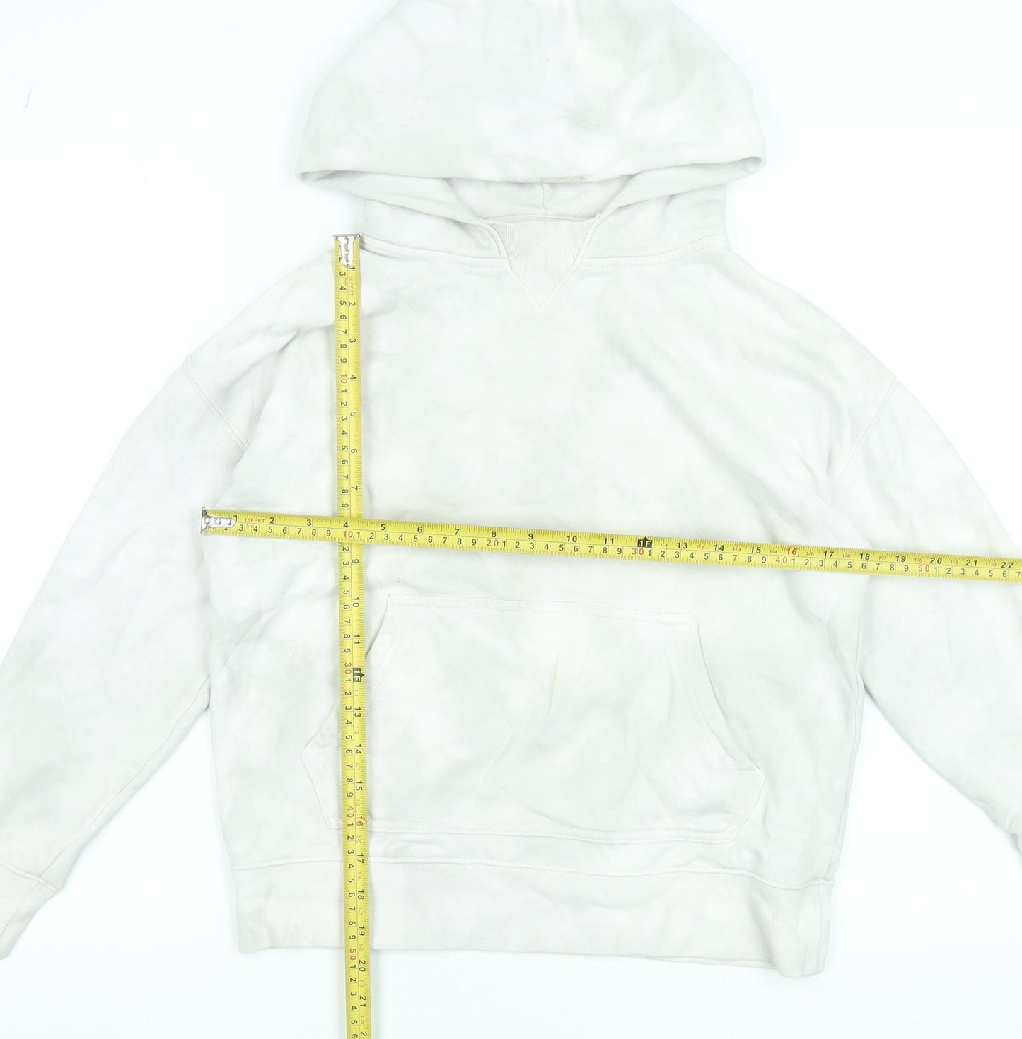 GAP Teen Boys Beige Pullover Hoodie Size 8-9 Years Cotton Blend