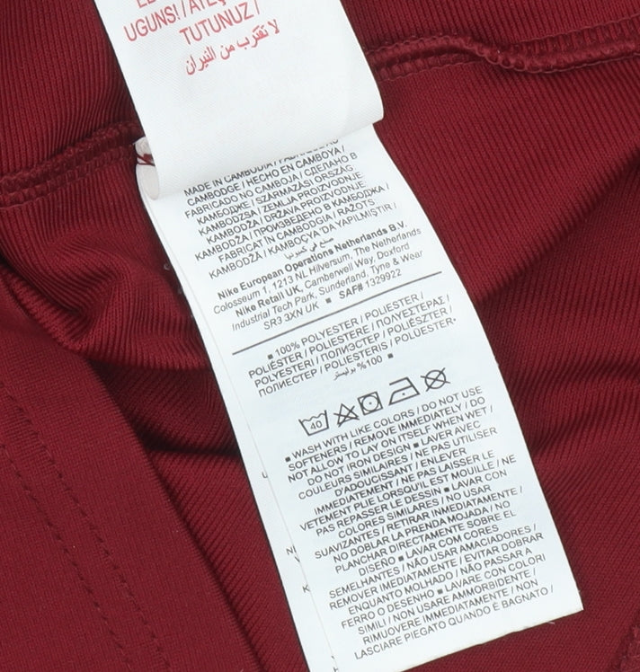 Nike Boys Red Liverpool FC Dri-FIT Track Jacket Size 10-11 Years