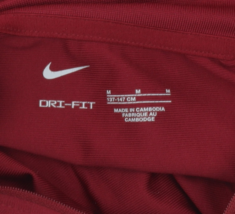 Nike Boys Red Liverpool FC Dri-FIT Track Jacket Size 10-11 Years