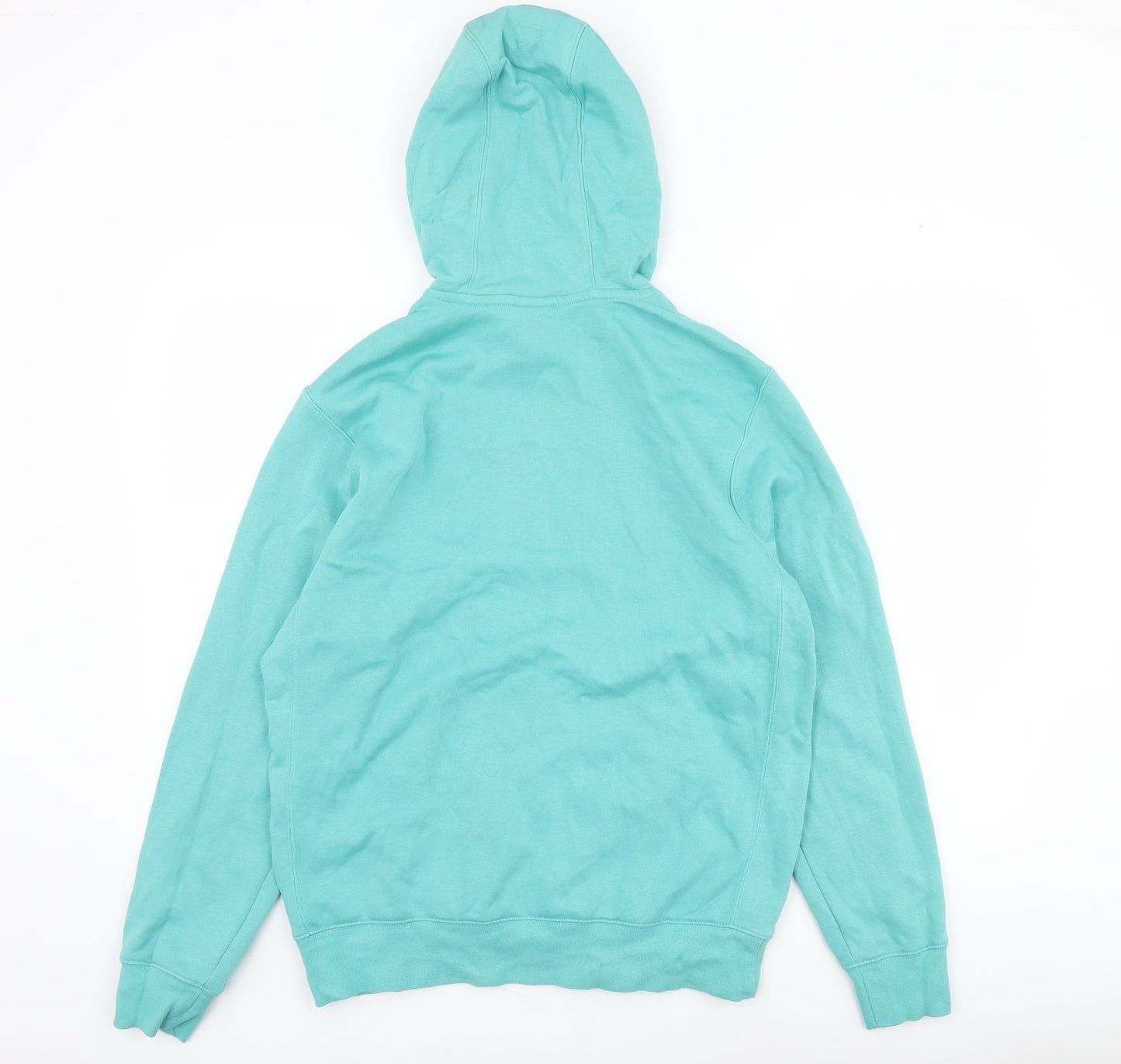 Nike Men’s Green Pullover Hoodie Size S Fleece Cotton Blend