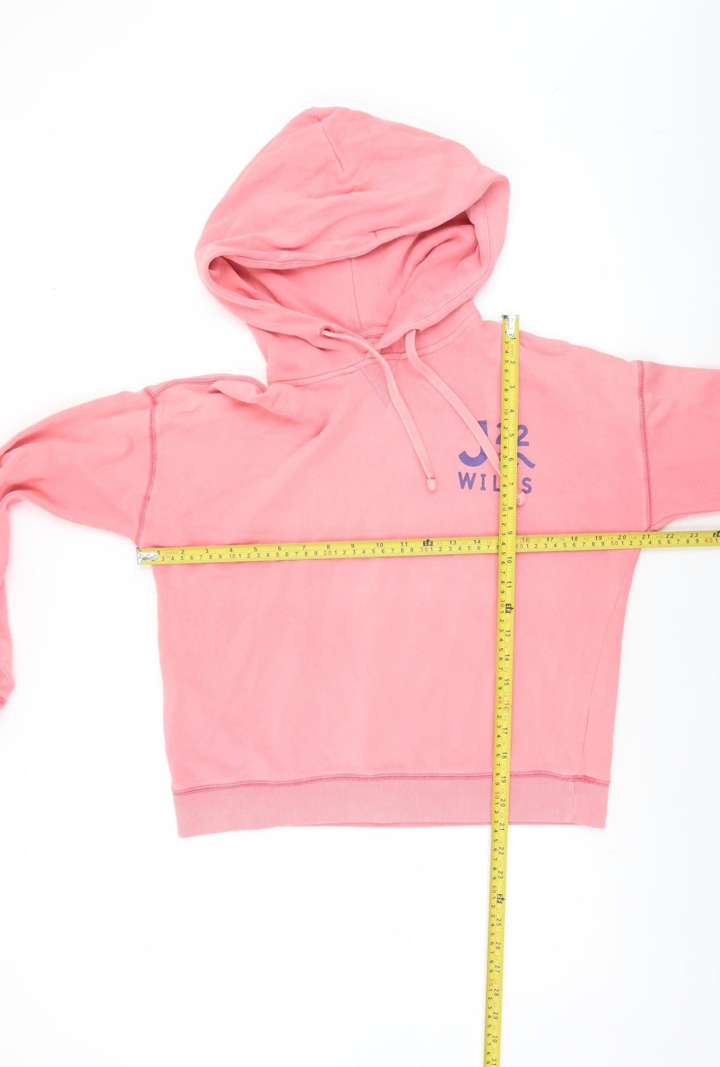 Womens UK 6 Relaxed Jack Wills Pink Pullover Hoodie