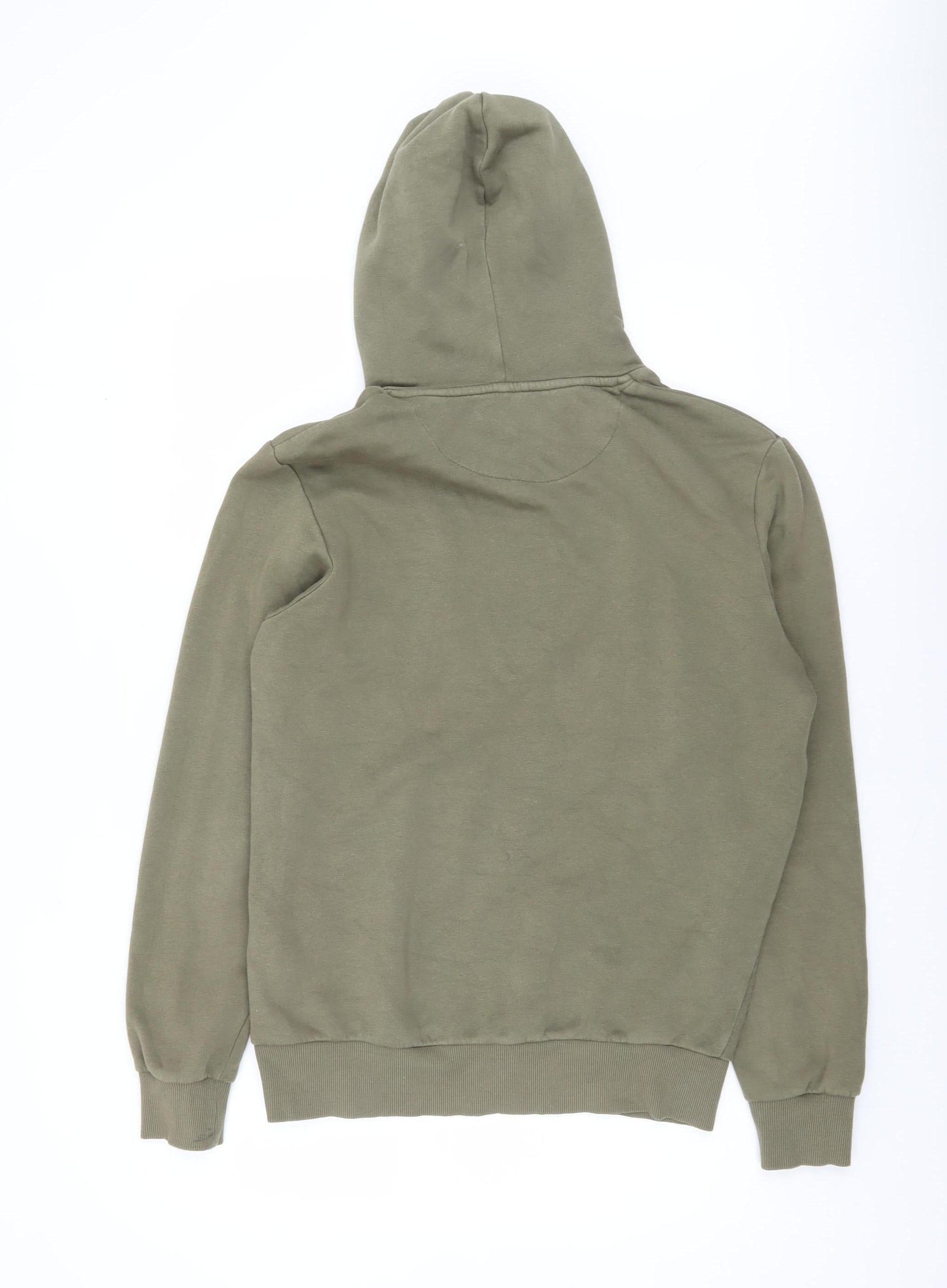 Mens UK S Regular JACK & JONES Green Pullover Hoodie