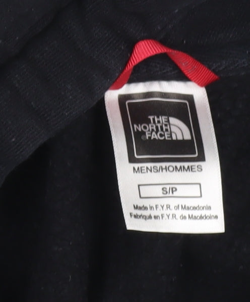 The North Face Men's Black Pullover Hoodie Size S Logo Fleece Sweatshirt