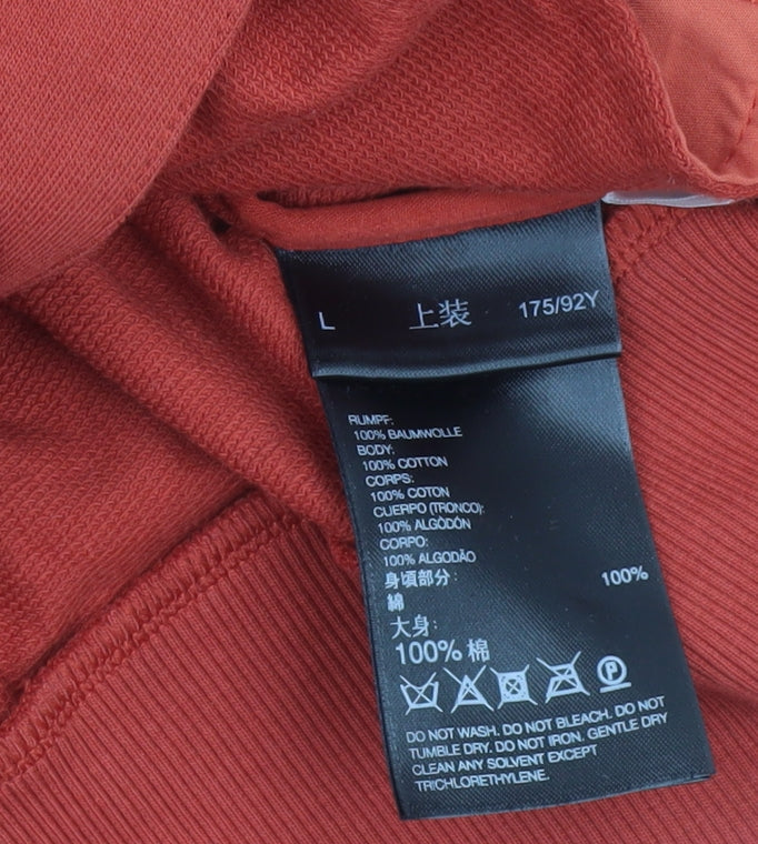 Adidas SLVR Women's Red Full Zip Hoodie Size L Cotton