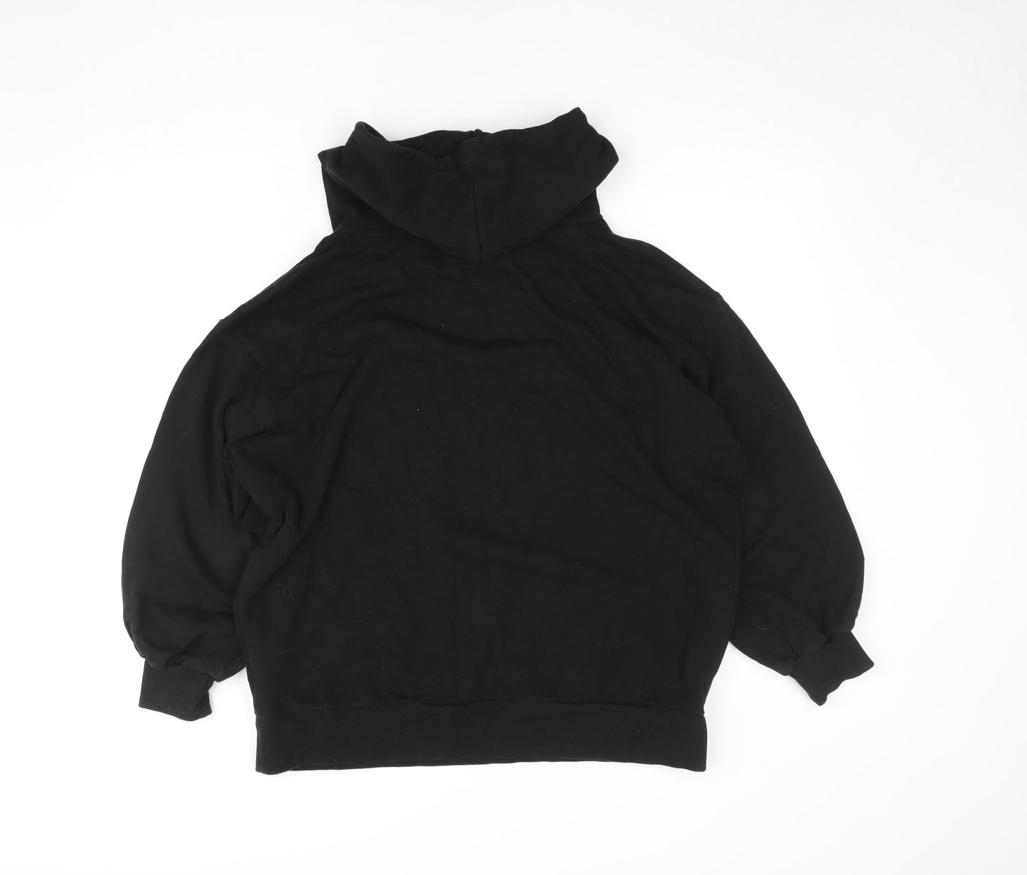 Mens UK L Regular PUMA Black Pullover Hoodie