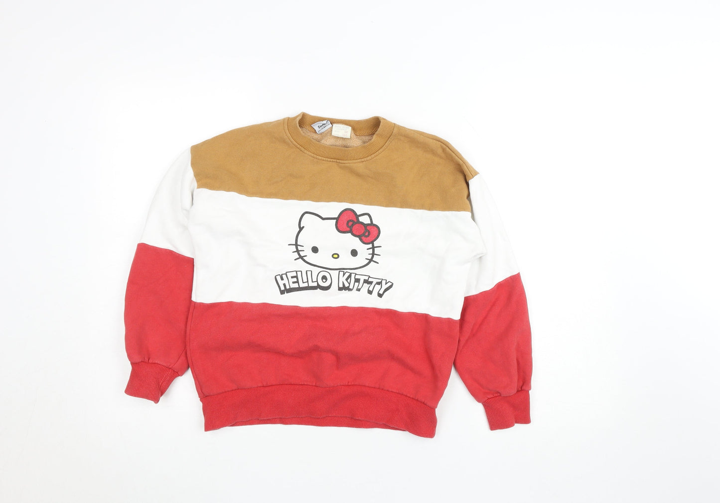 Zara Kids Girls Multicoloured Hello Kitty Pullover Sweatshirt 10 Years