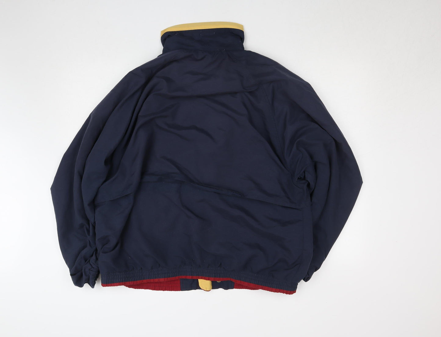 Fruit of the Loom Men's Blue L Windbreaker Jacket Casual Sport