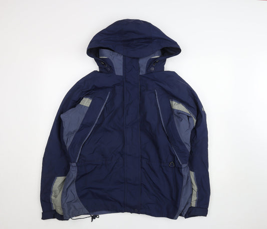 Columbia Men Blue L 3-in-1 Waterproof Hooded Jacket