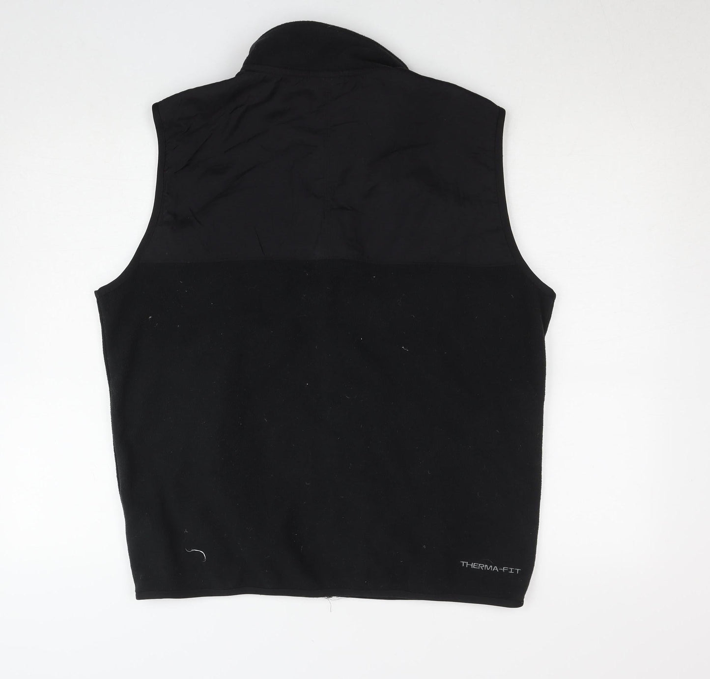 Nike Men's Black Therma-Fit Full Zip Fleece Bodywarmer Vest Size M