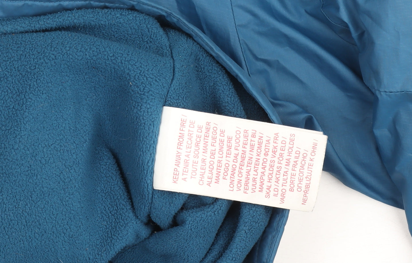 Nike Boys Blue Hooded Windbreaker Jacket 8-10 Years Full Zip Lined