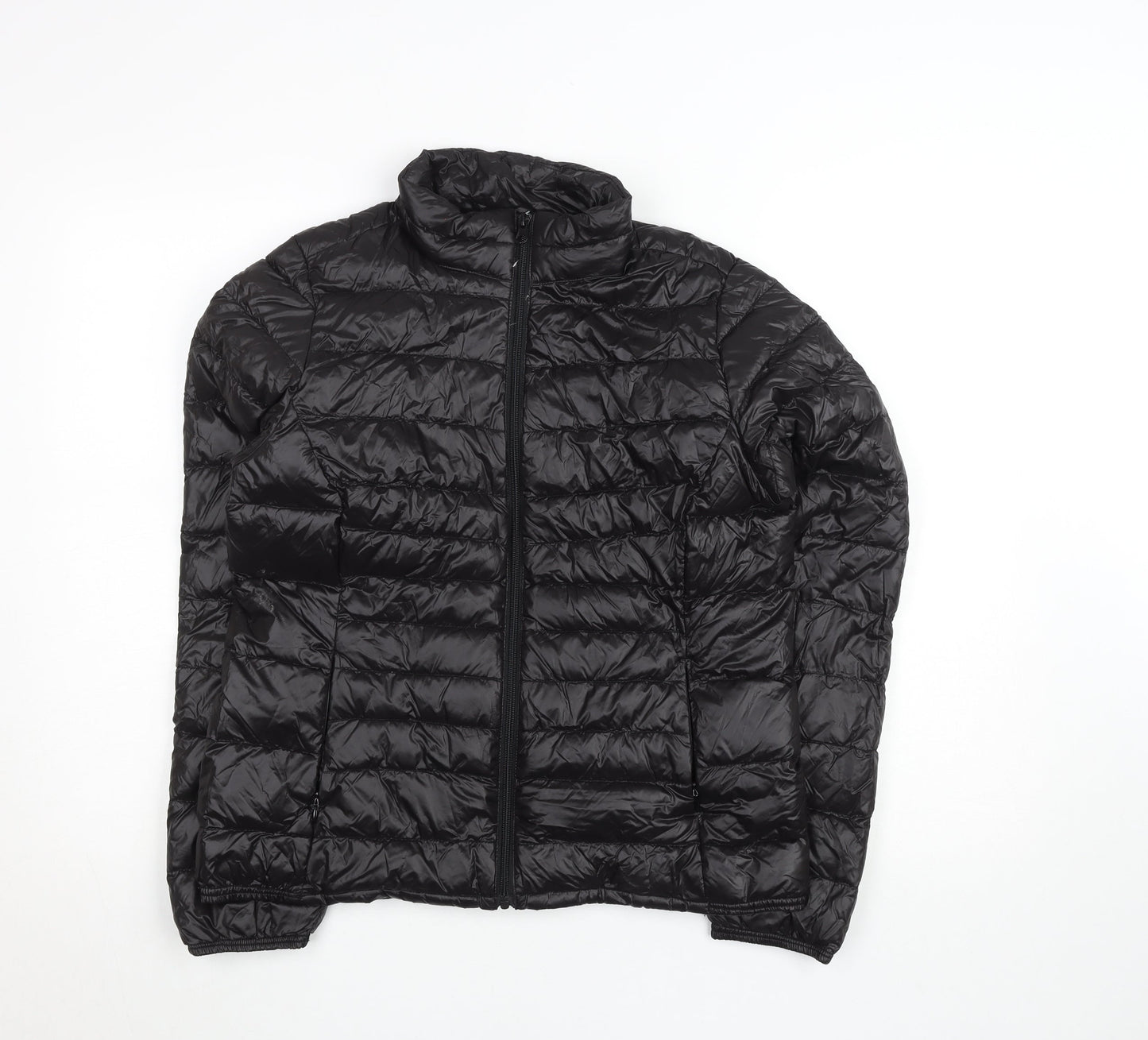 HAVANA Women's Black M Down Puffer Jacket Quilted Zip Lightweight