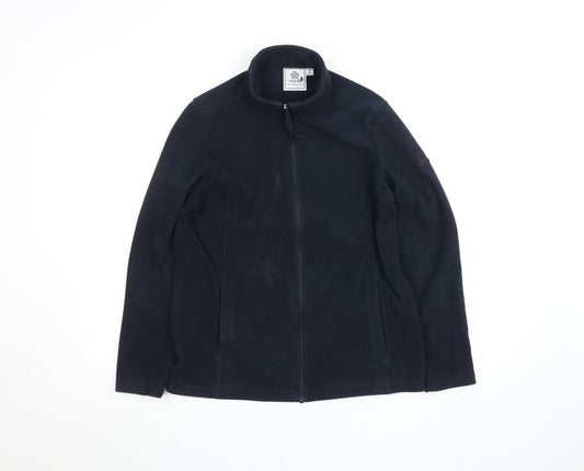 TOG24 Womens Black Fleece Full Zip Outdoor Jacket Size 10