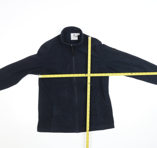 TOG24 Womens Black Fleece Full Zip Outdoor Jacket Size 10