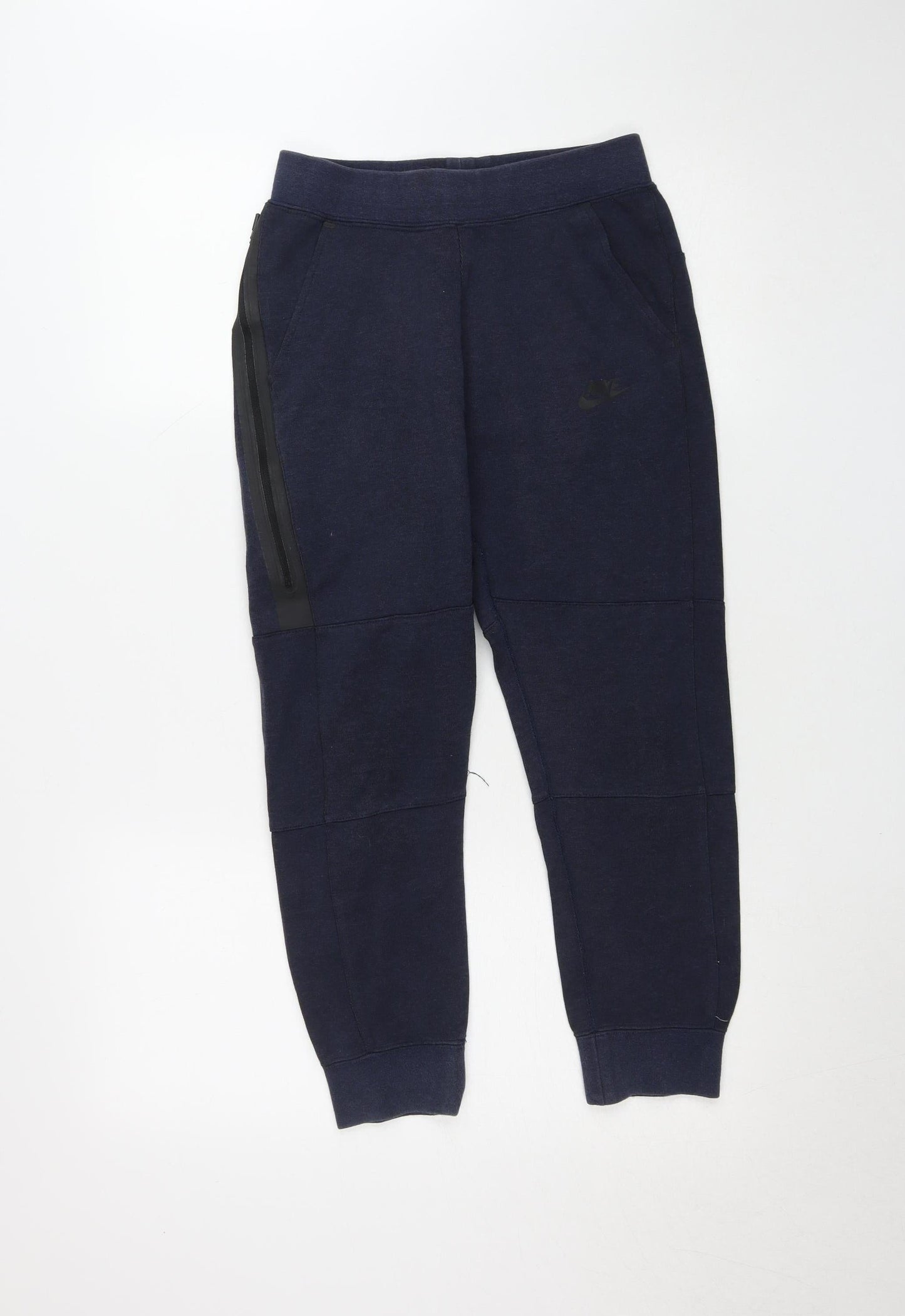 Nike Boys Blue Fleece Jogger Trousers 12-13 Years Activewear Comfort Fit
