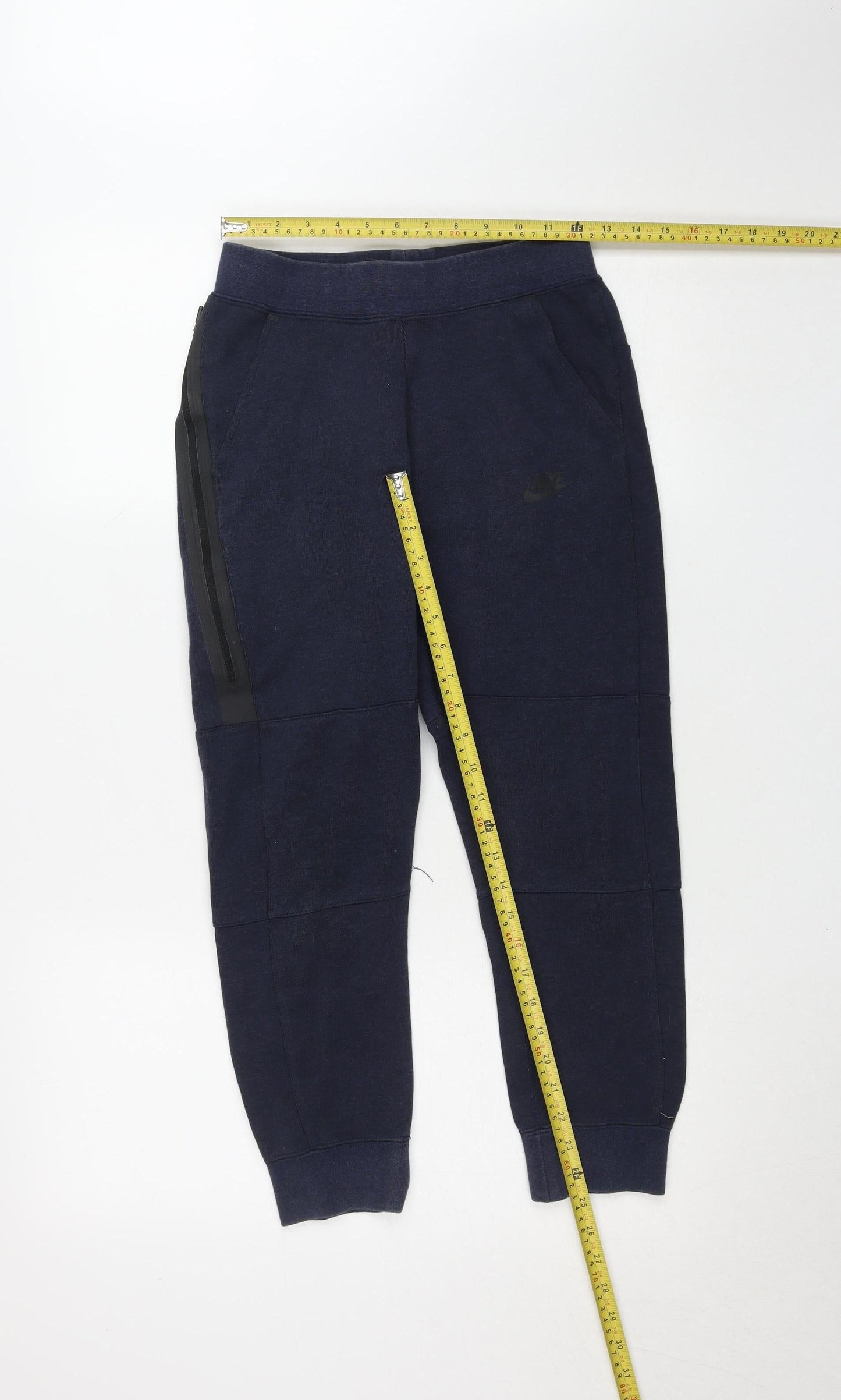 Nike Boys Blue Fleece Jogger Trousers 12-13 Years Activewear Comfort Fit