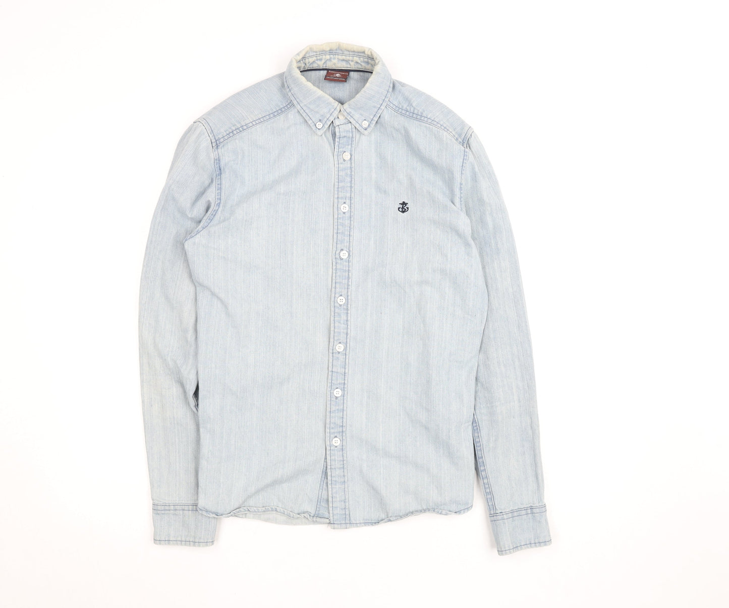 Blakely Clothing Co. Men’s Light Blue Denim Button-Up Shirt XS