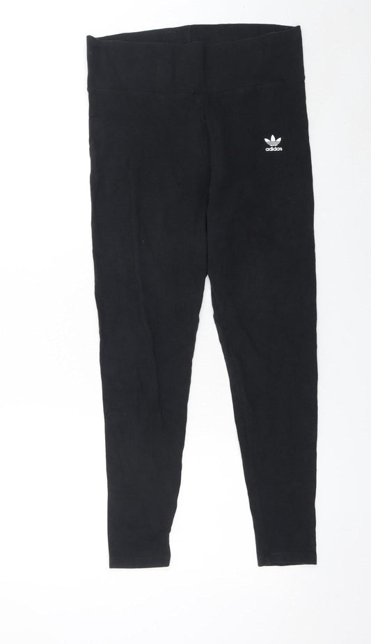 Adidas Women's Black Size 16 High Rise Stretch Leggings