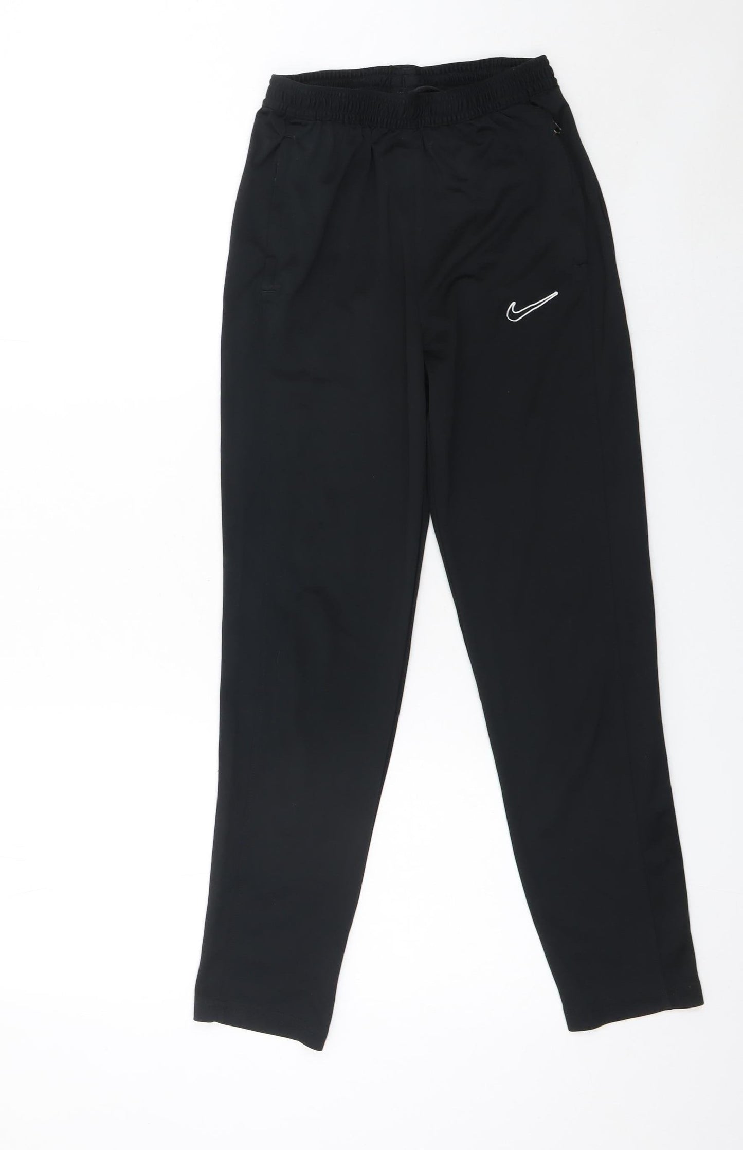 Nike Boys Black Dri-FIT Jogger Trousers XL 158-170cm Elastic Waist Activewear