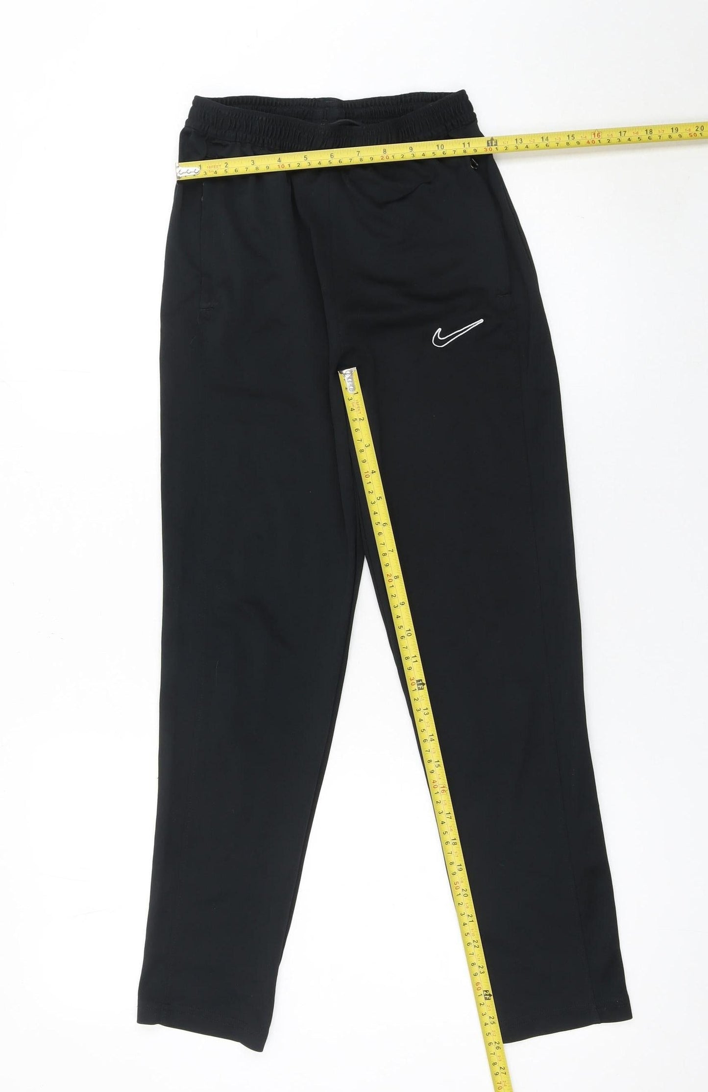 Nike Boys Black Dri-FIT Jogger Trousers XL 158-170cm Elastic Waist Activewear