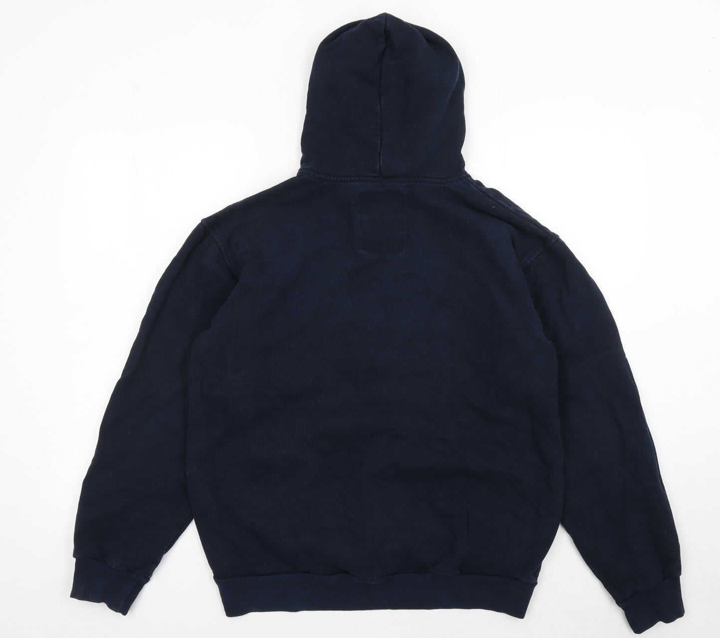 Paris Produit Original Navy Cotton Pullover Hoodie Women L Casual